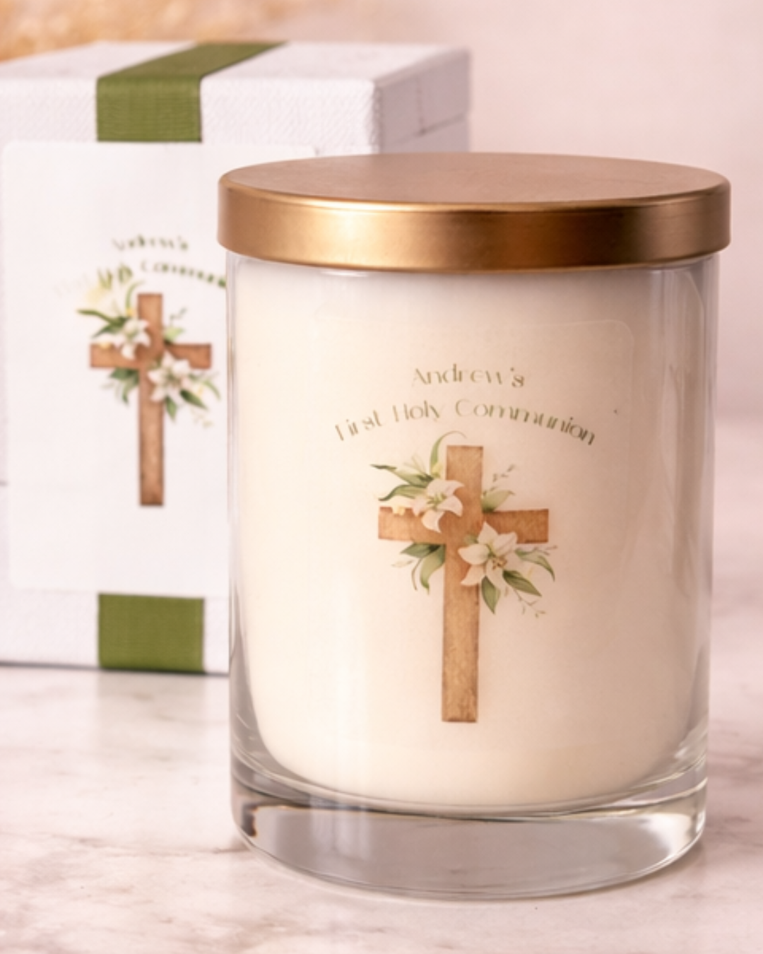 Custom Communion & Confirmation Candle