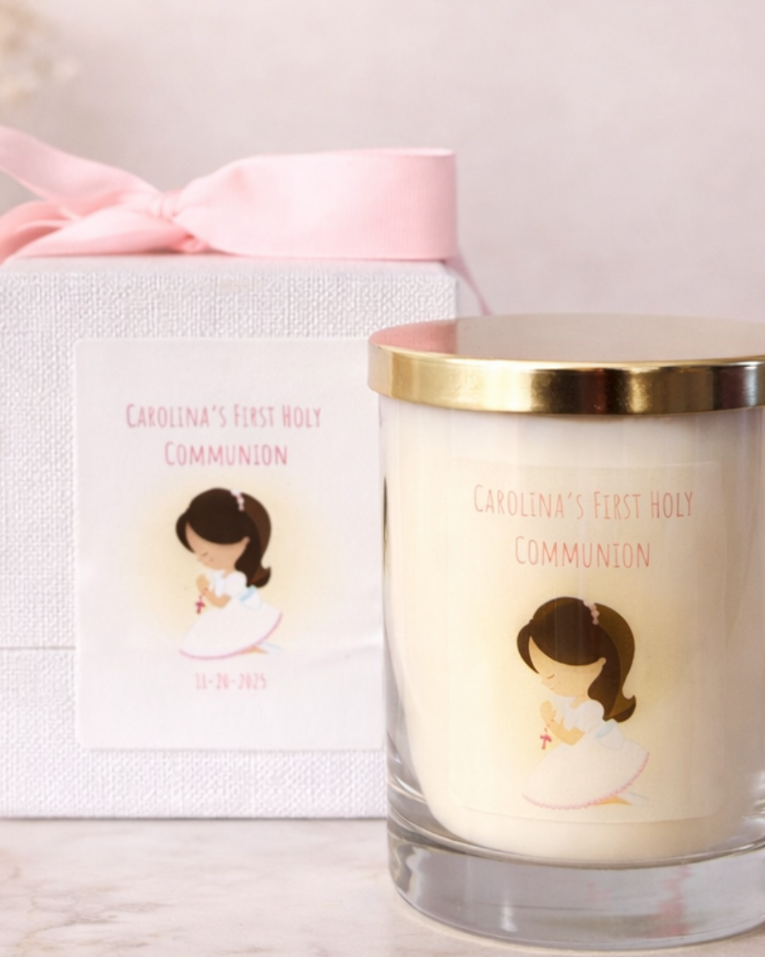 Custom Communion & Confirmation Candle