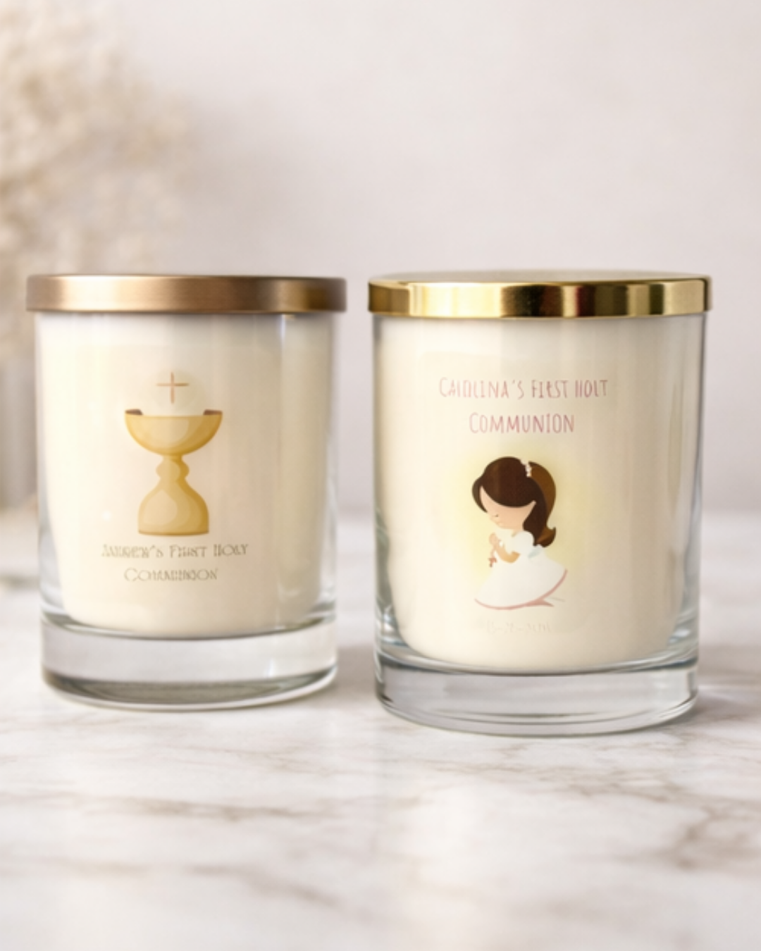 Custom Communion & Confirmation Candle