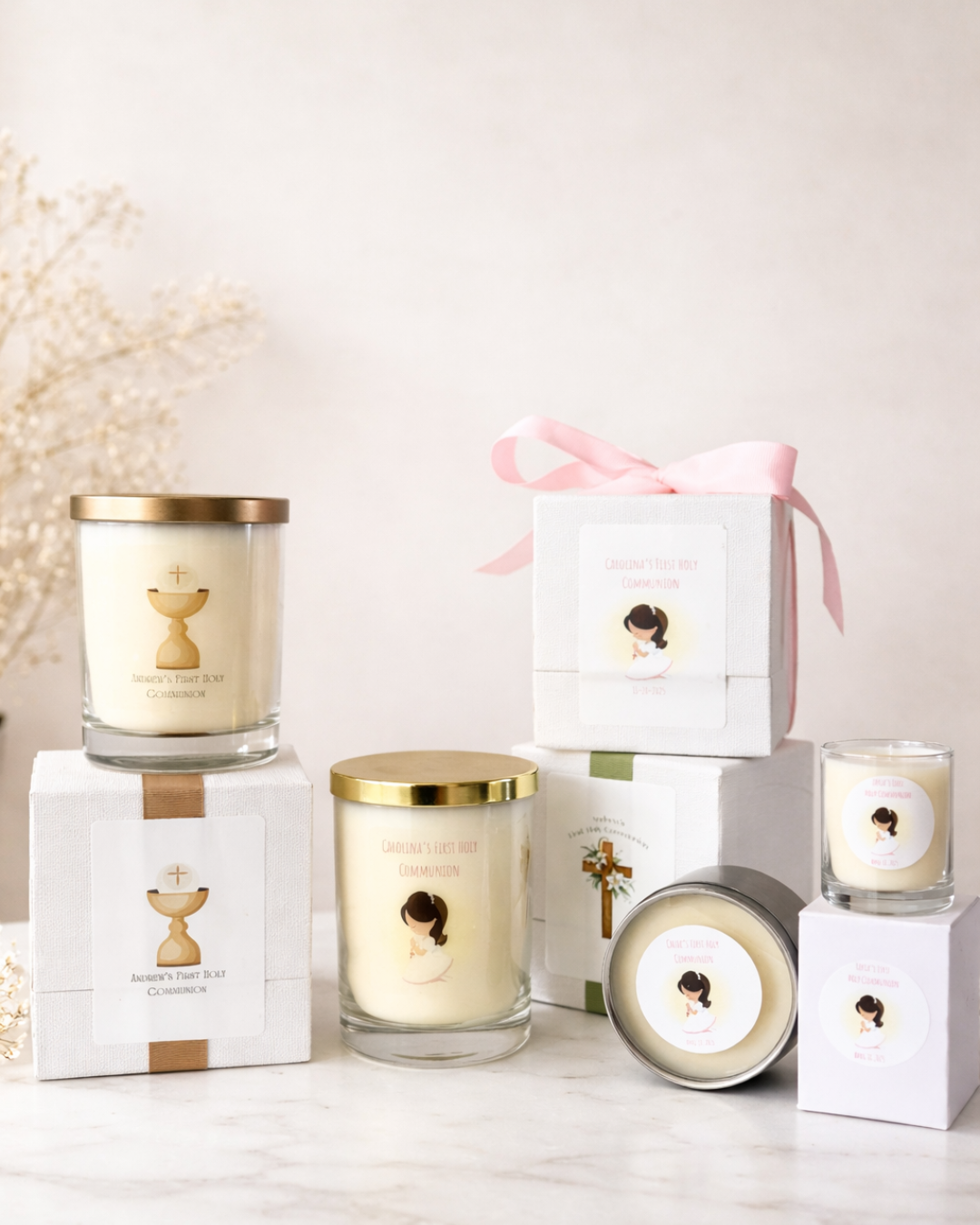 Custom Communion & Confirmation Candle