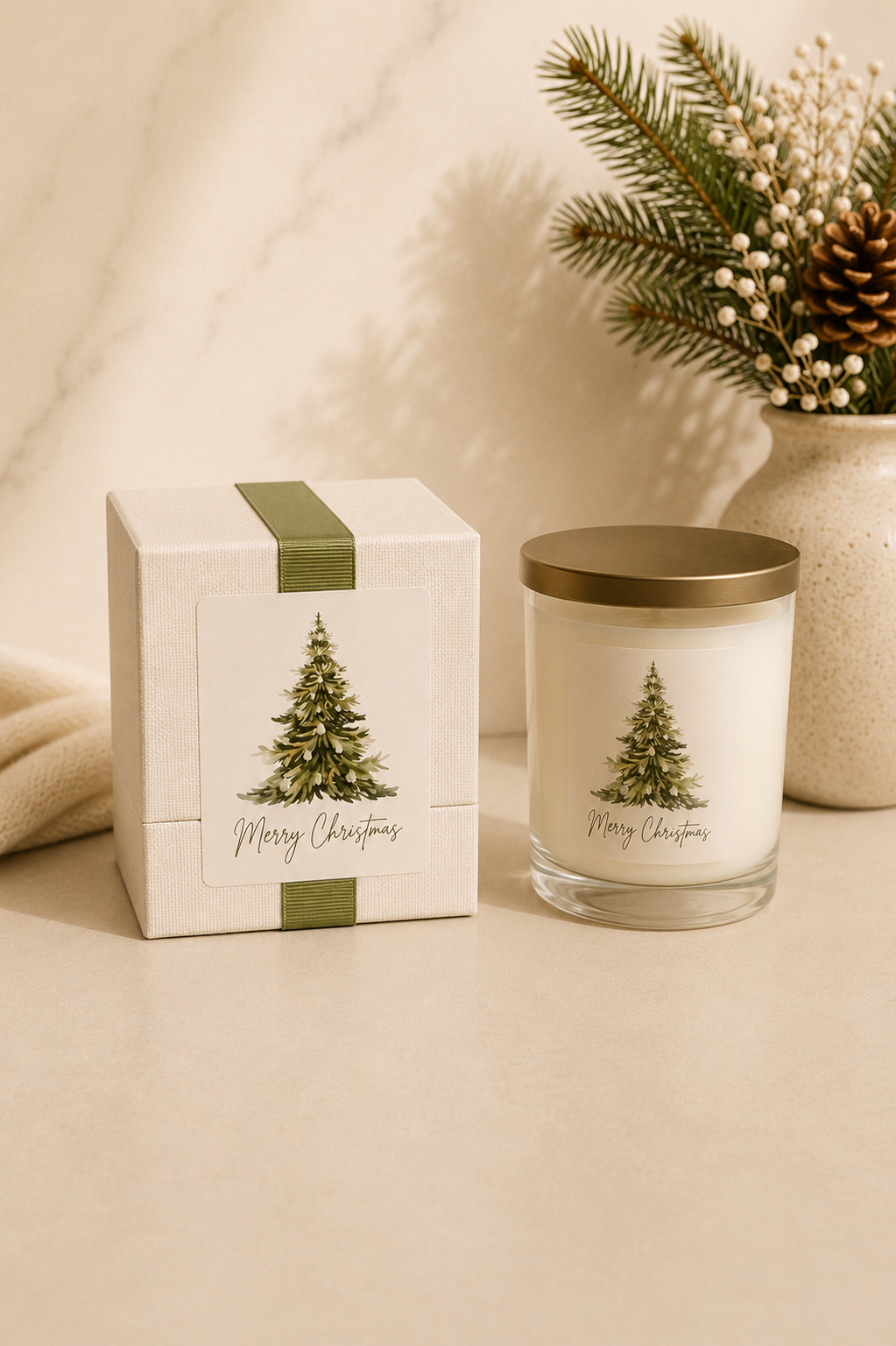 Christmas Tree Candle