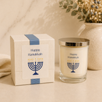 Happy Hanukkah Candle