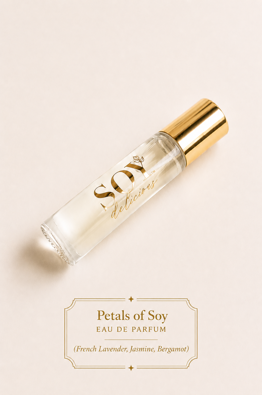 Petals of Soy Eau De Parfum (French Lavender, Jasmine, Bergamot)