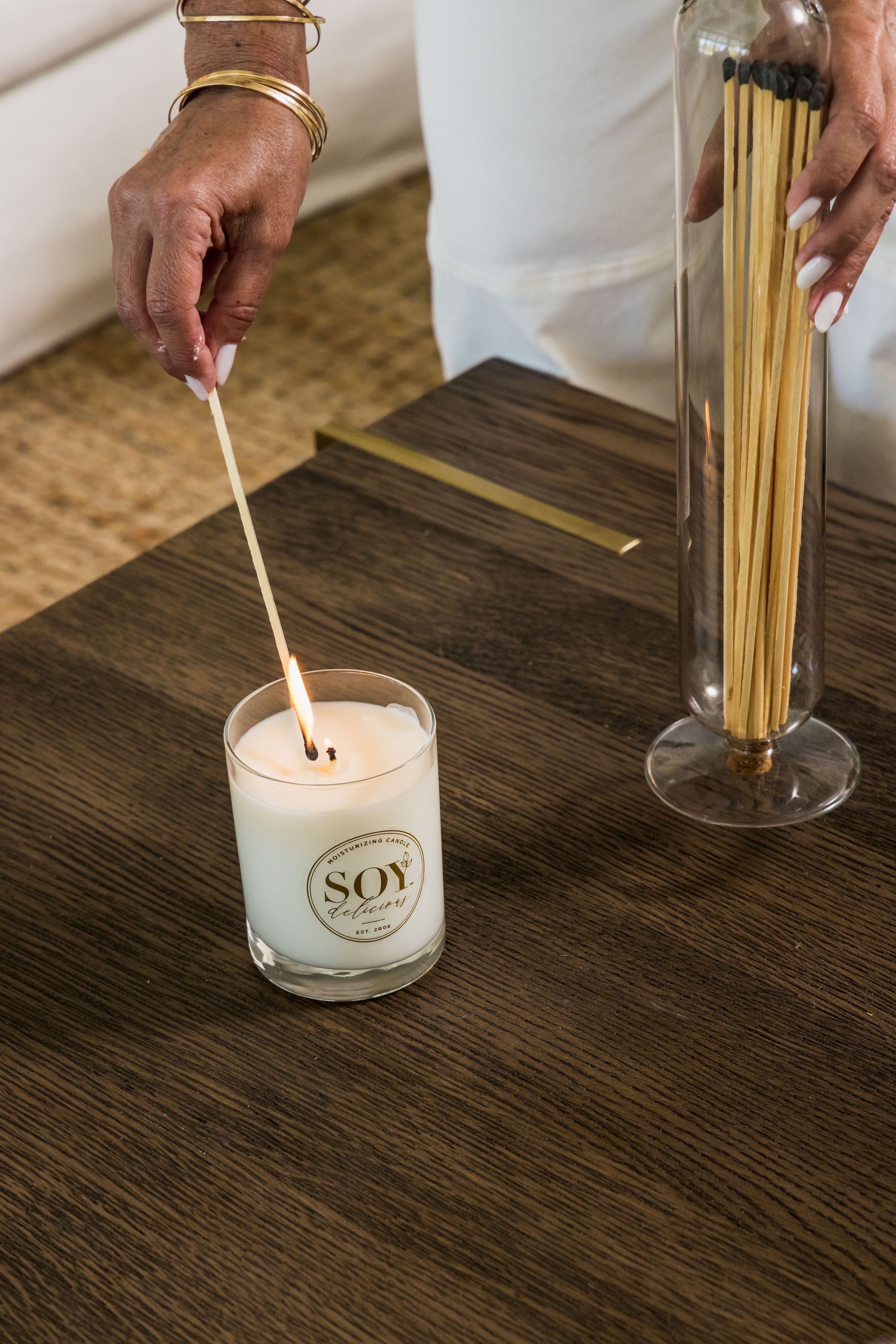 Diffuser + Candle + Matches Bundle